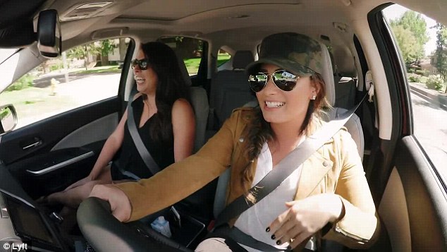 Demi Lovato goes undercover as cab driver