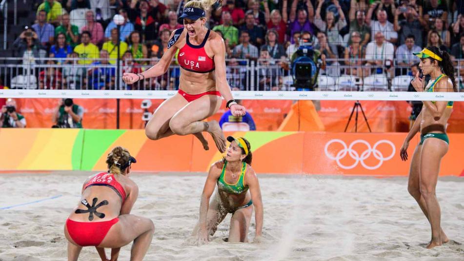 Walsh Jennings, Ross rally for beach volleyball bronze vs