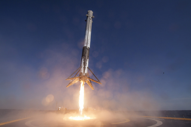 SpaceX Successfully Lands Falcon 9 Reusable Rocket
