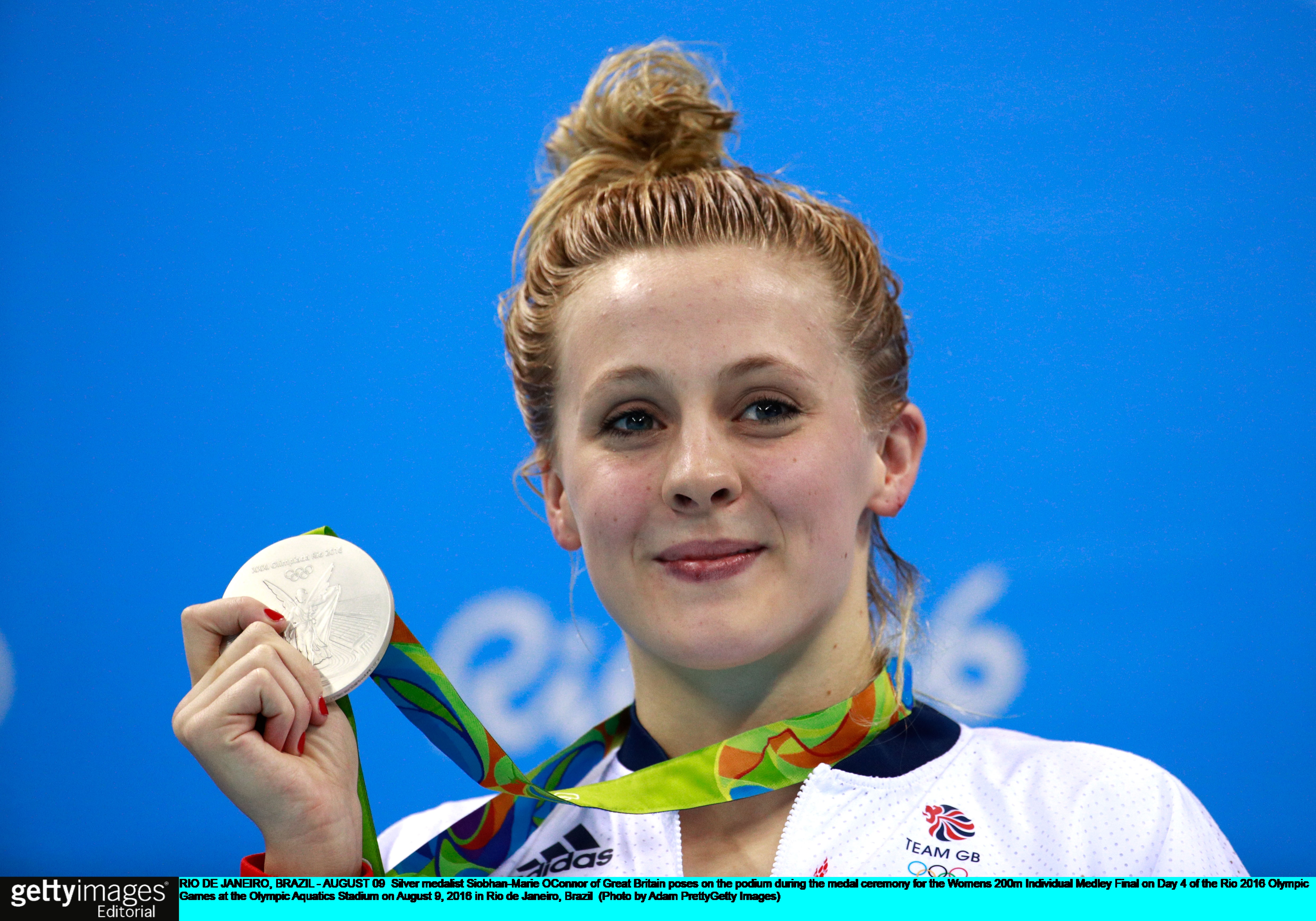 Siobhan 'over the moon' at record-breaking silver swim