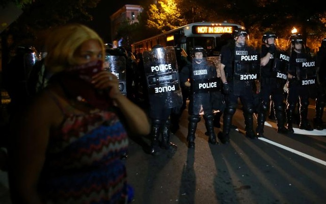 Increased police presence at Charlotte NFL game