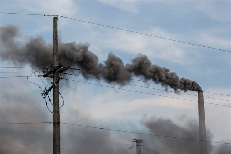 Massive fire reported at DTE Energy power plant in St. Clair County