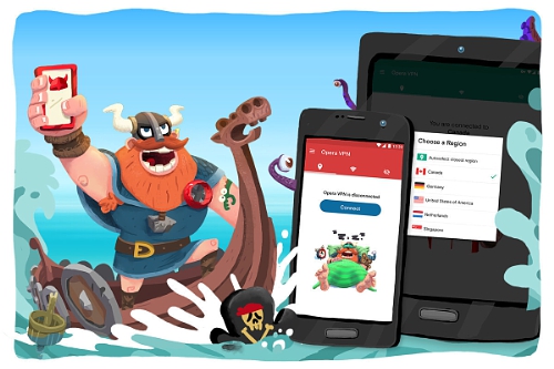 Opera Launches Free VPN for Android