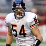 Brian Urlacher to miss preseason game against Arizona Cardinals