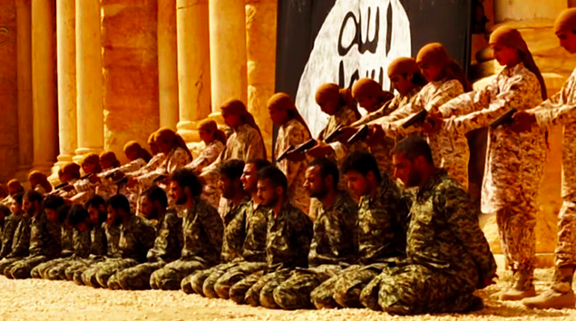 Veiled Woman Killing ISIS Militants in Iraq