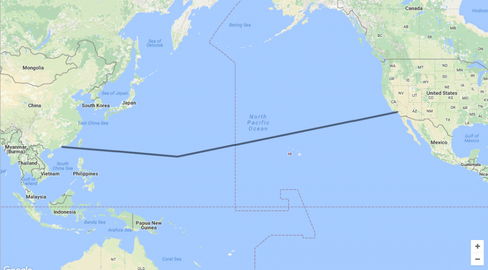 Google, Facebook investing in submarine cable system from LA to Hong Kong