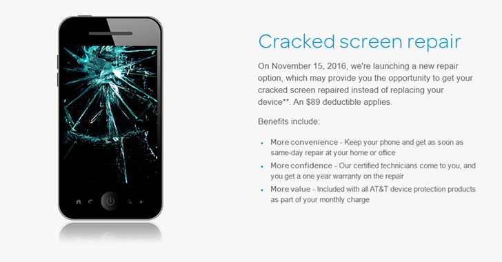 AT&T's insurance plan will soon fix  busted phone screens