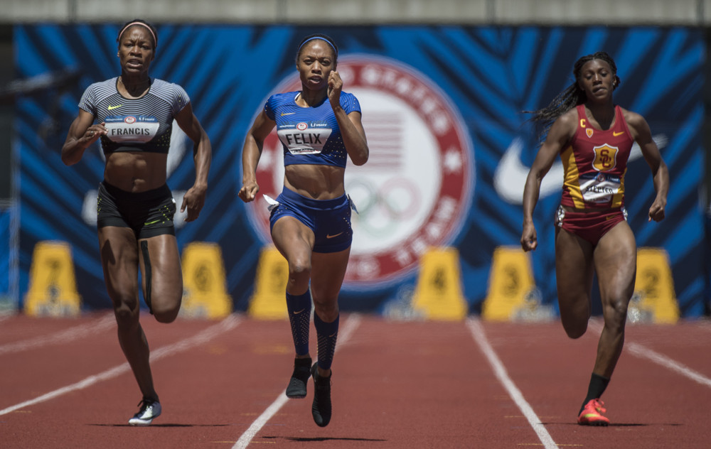 A new Jamaican champion makes her mark in Olympic 100 meters